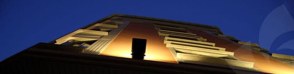 Front of property - evening/night