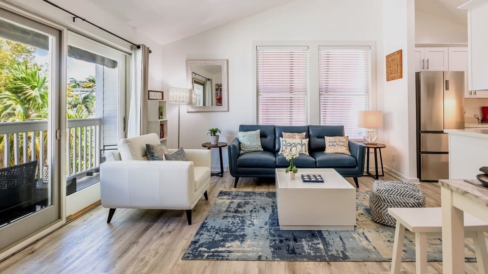 Carefully curated touches are sprinkled through the condo...
