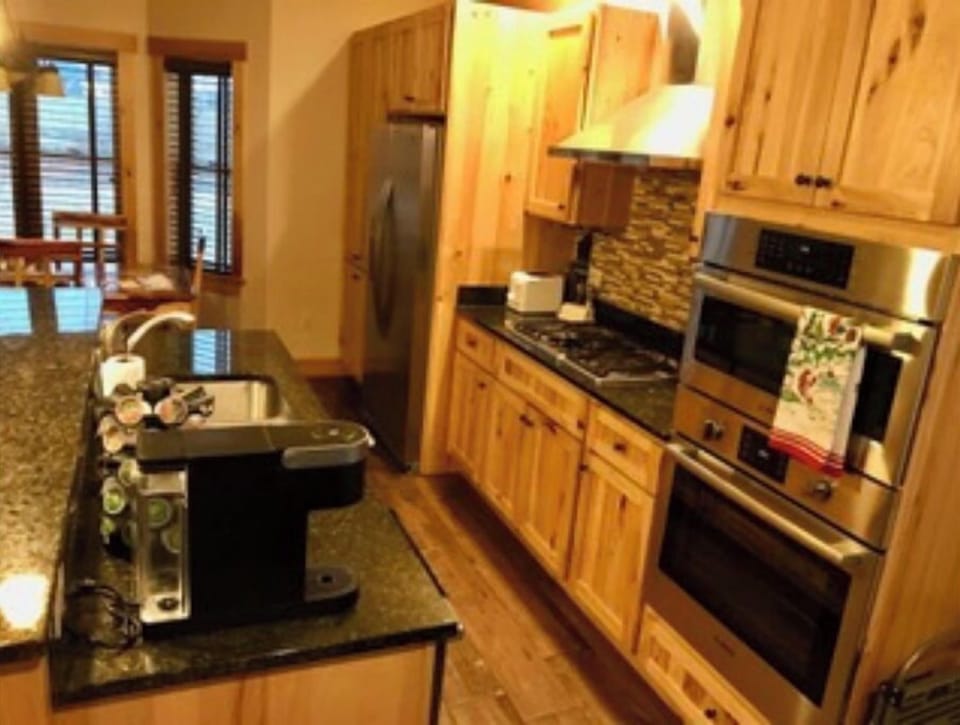 Kitchen view from living area