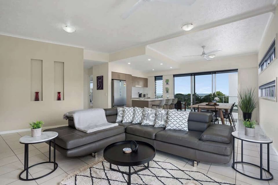 Designed for comfort and connection, the open-plan layout seamlessly combines the kitchen, dining and living areas with outdoor entertaining spaces.
