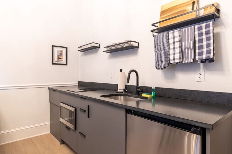 Compact Modern Kitchenette for Comfortable Stays