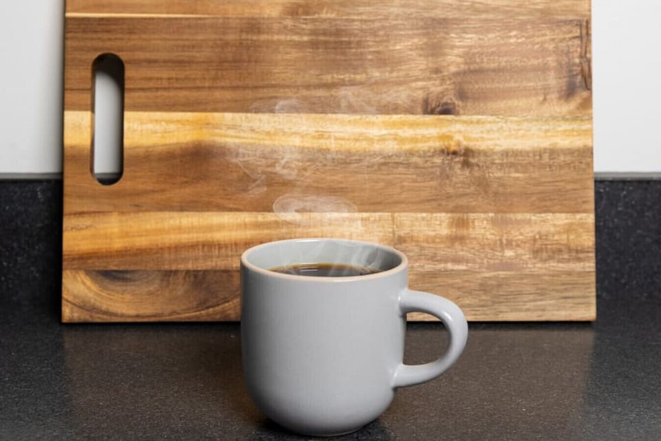 Enjoy a warm cup of coffee in a welcoming kitchen space