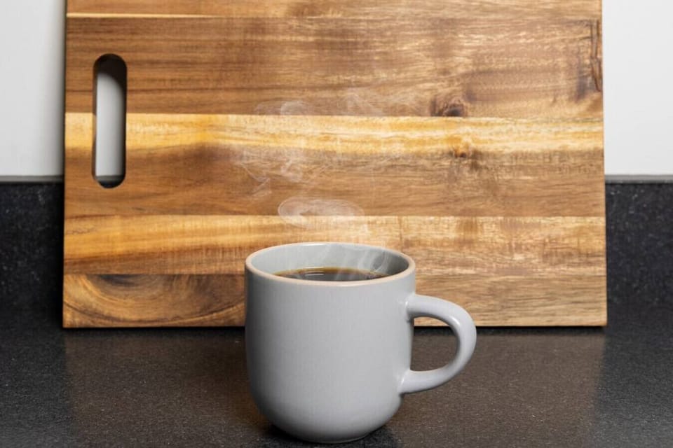 Enjoy a warm cup of coffee in a welcoming kitchen space