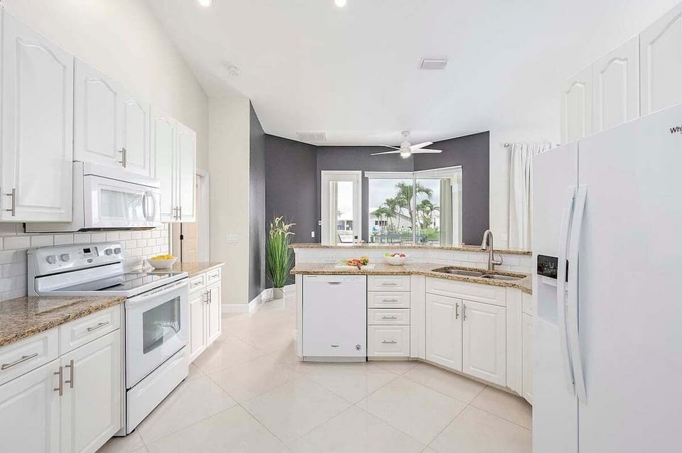 Kitchen with Fridge and Ice Maker