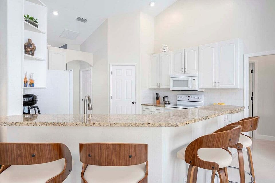 Kitchen with Bar Seating