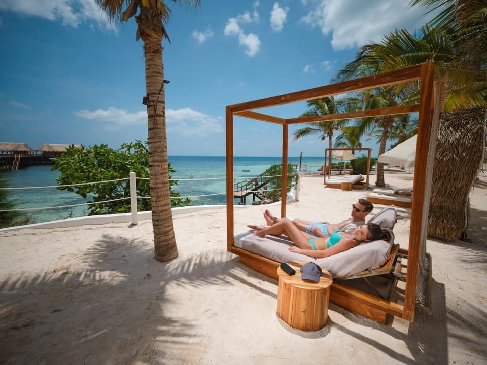 Private beach, sun loungers, beach umbrellas, beach towels