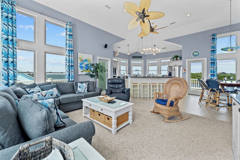 Surf or Sound Realty - 1108 - Tequila Sunrise - Great Room-3