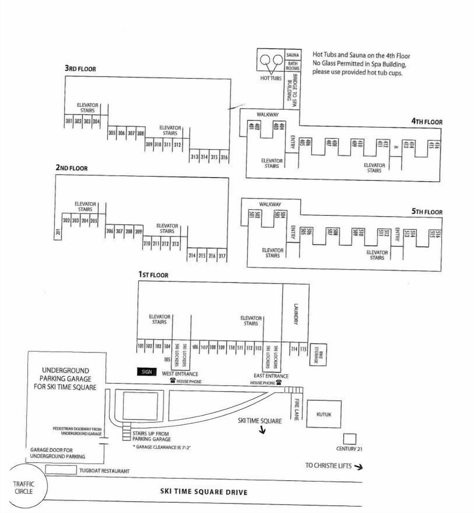 Ski Time Sq Property Map