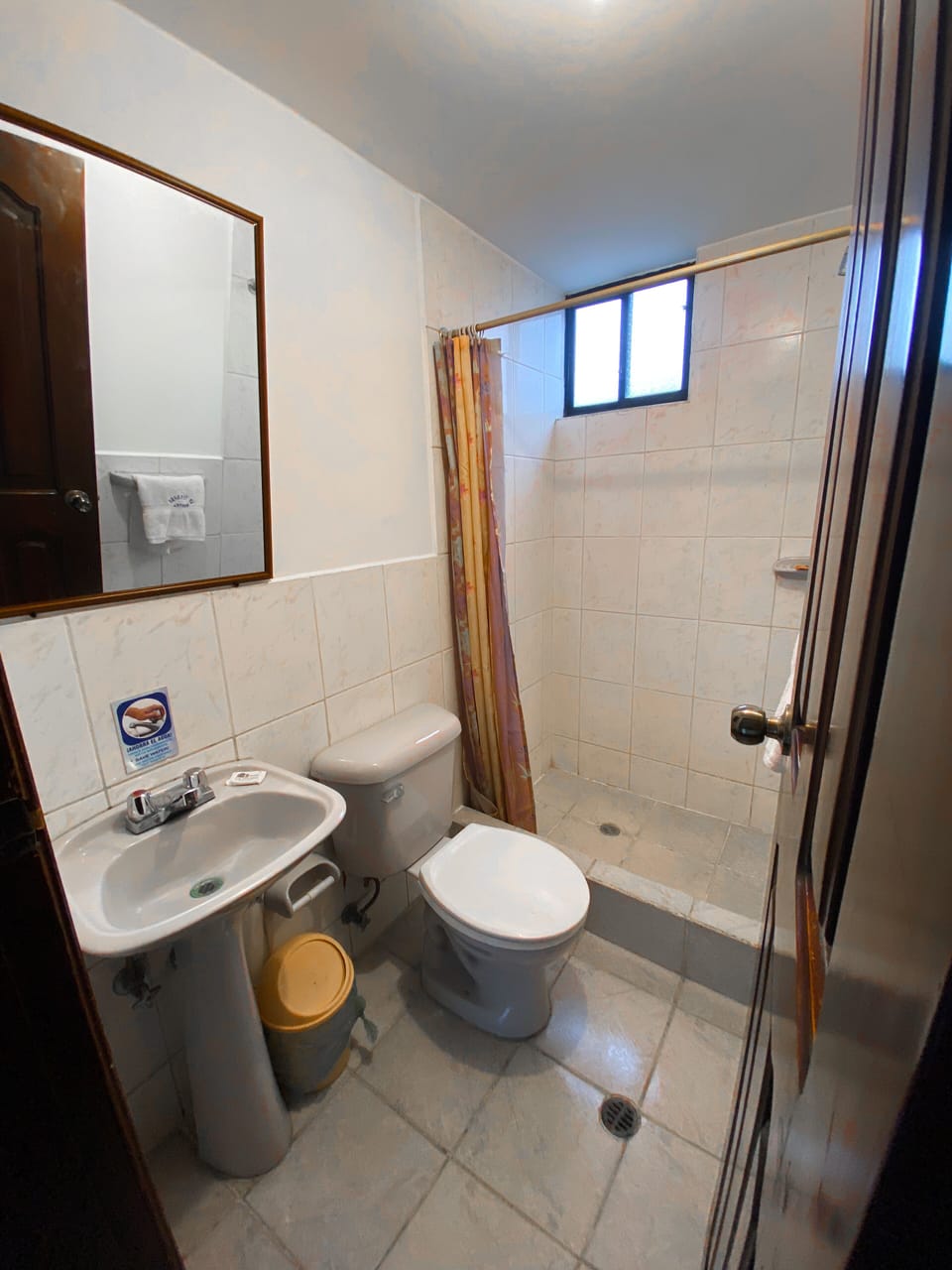 Romantic Room | Bathroom | Shower, rainfall showerhead, hair dryer (on request), towels