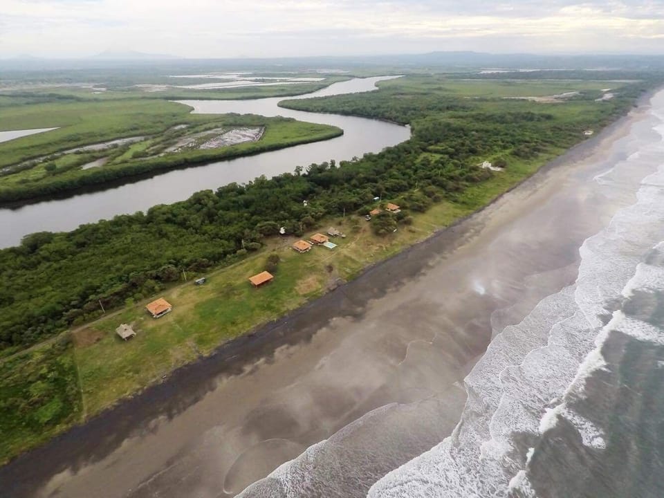Aerial of the houses at Tesoro 