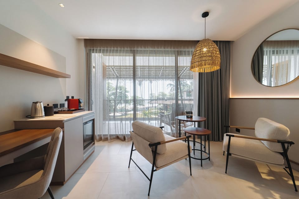 Lux Balcony Suites | 1 bedroom, in-room safe, blackout drapes, iron/ironing board