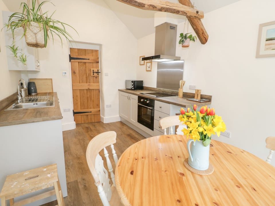 Fridge, dishwasher, electric kettle, toaster