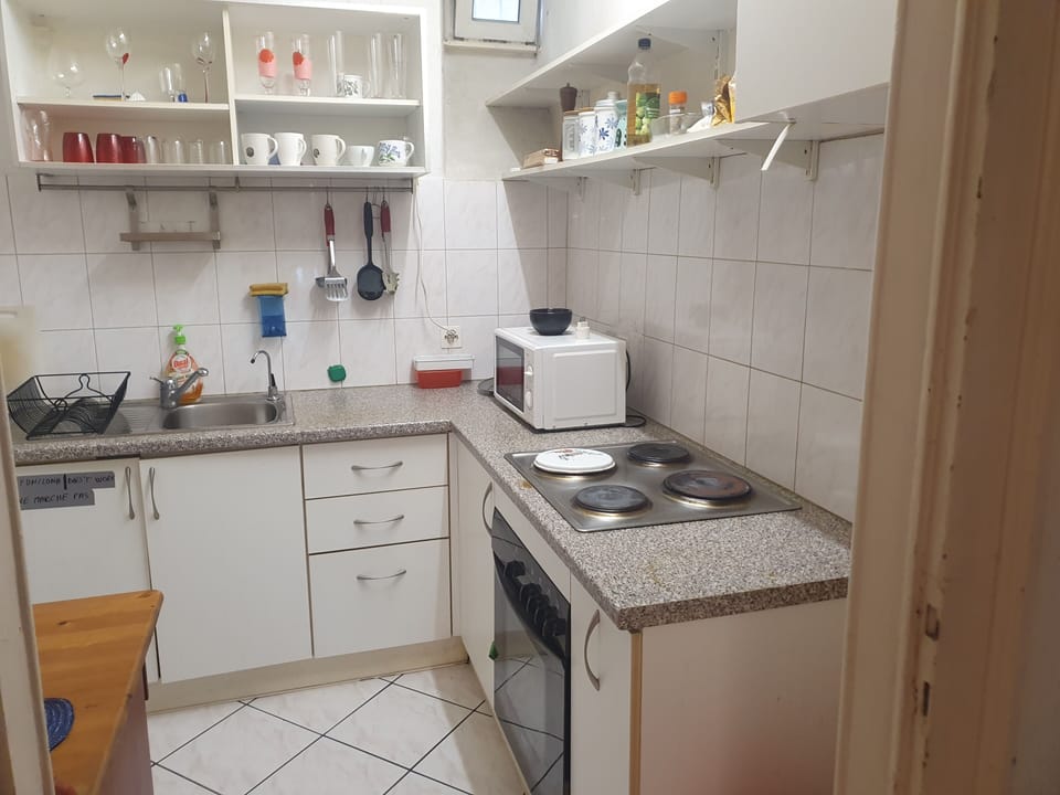 Basic Apartment | Private kitchen | Microwave