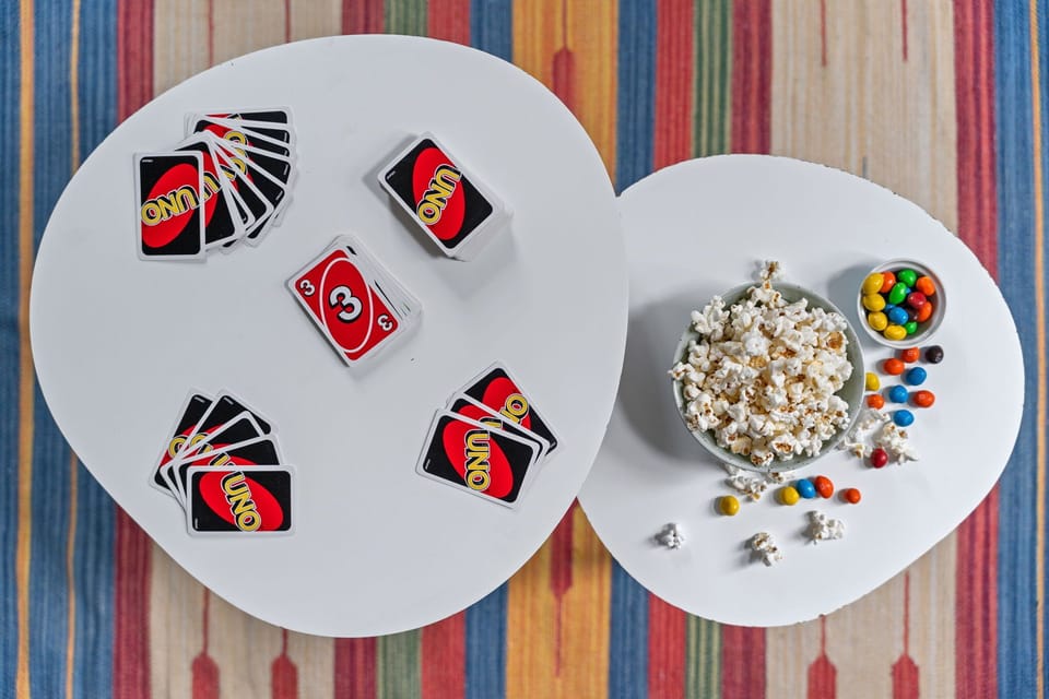 Warning: This setup may lead to loud laughter and dramatic card slams. 
