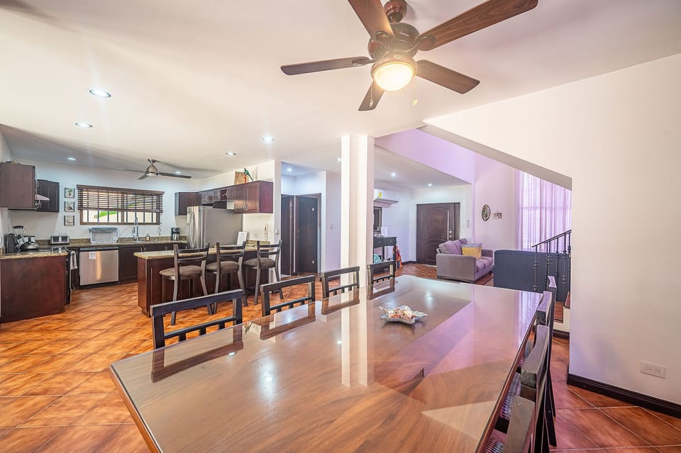 Dinning room and kitchen area.