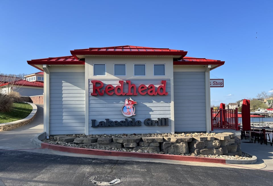 Redhead Lakeside Grill- just a few minutes away