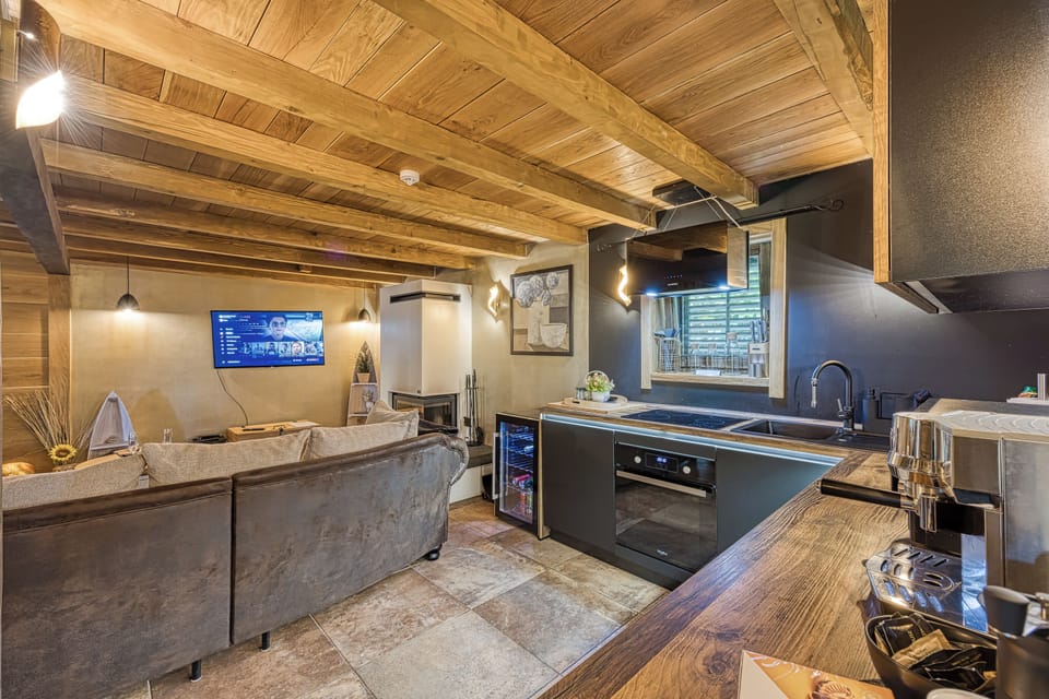 Kitchen and dining area