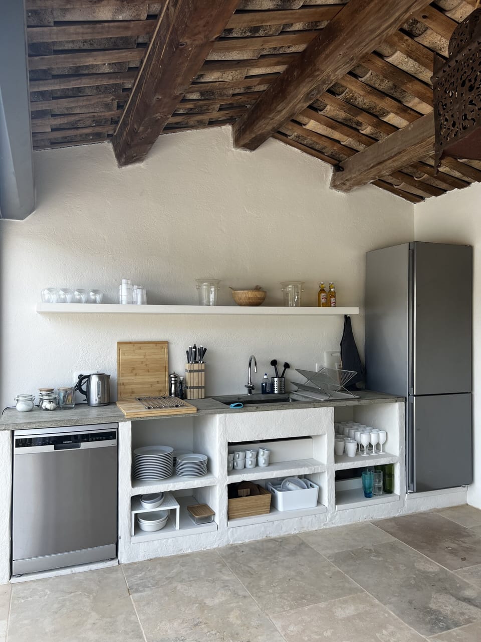 Well equipped supper kitchen