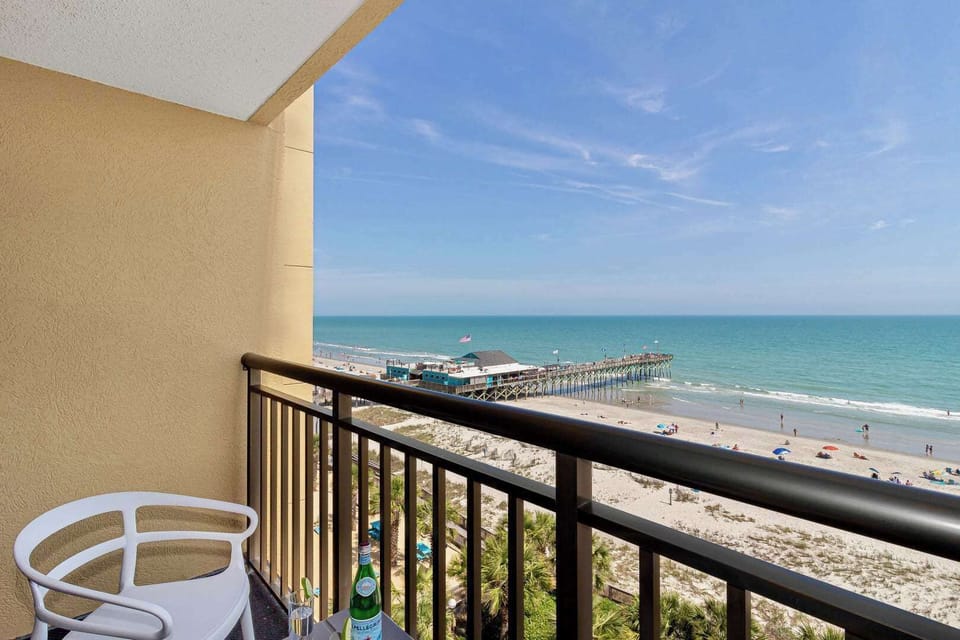 Enjoy breathtaking ocean views and a cool breeze from your private balcony.