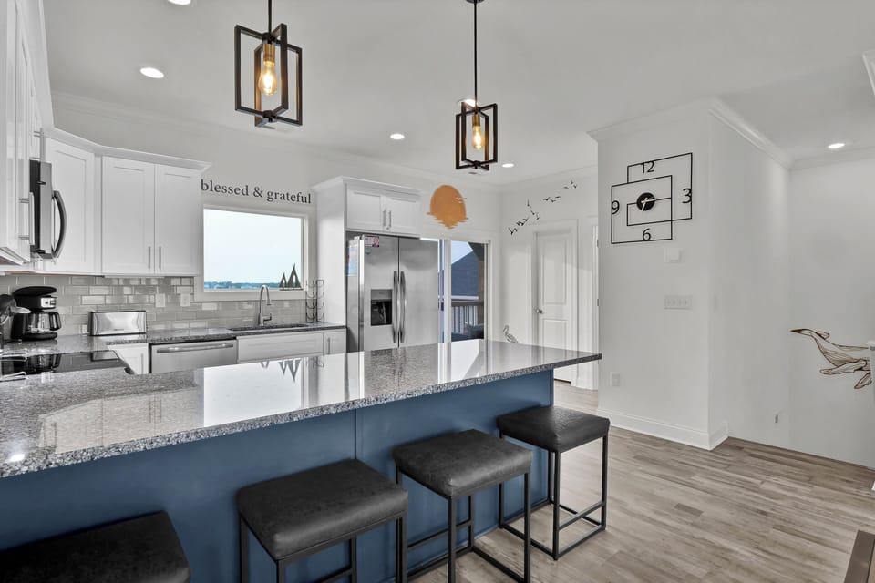 Inviting, spacious kitchen