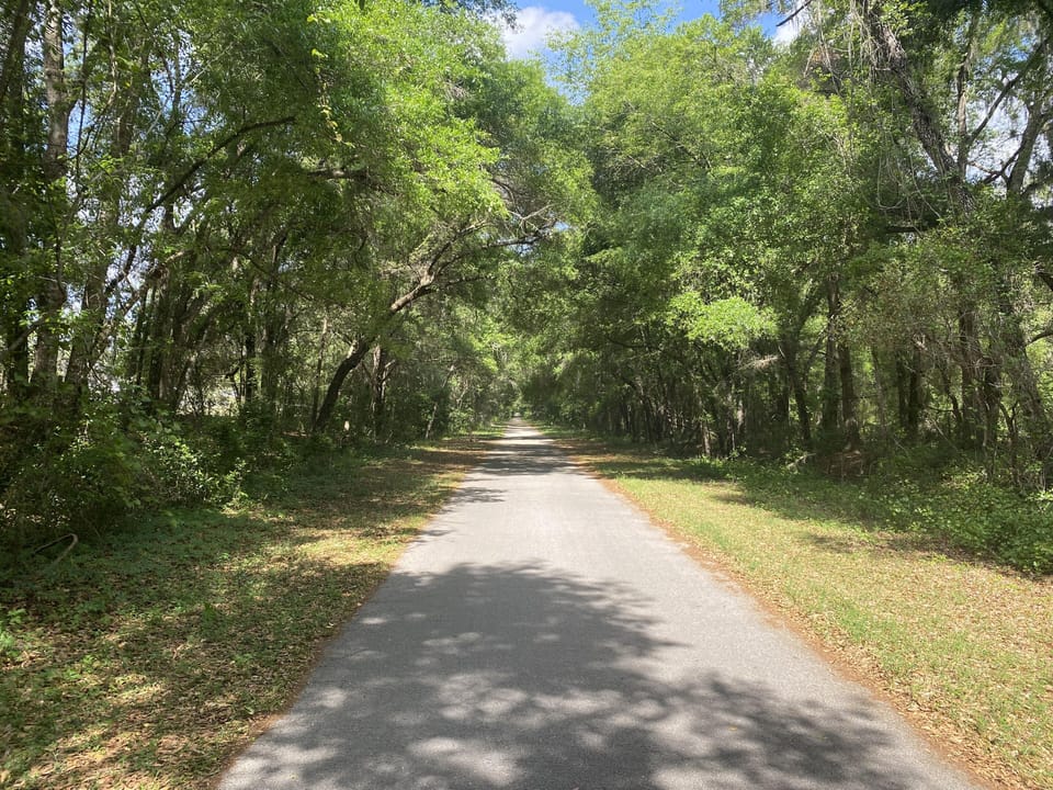 Withlacoochie Trial 200 yards from home at MM 25.5