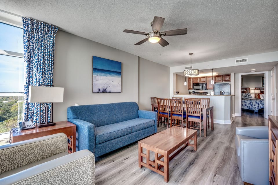 Comfortable living room seating