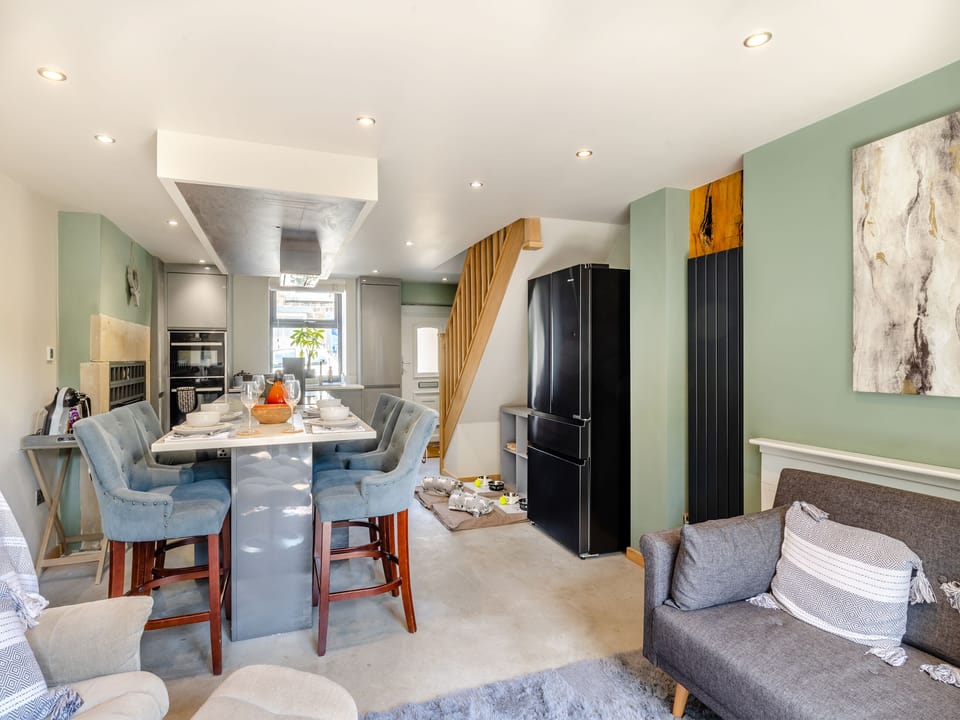 Open plan living space | Squirrel Cottage, Glossop