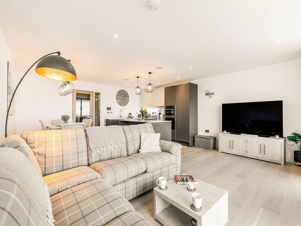 Open plan living space | 2 Chi An Mor, Carlyon Bay, near Saint Austell