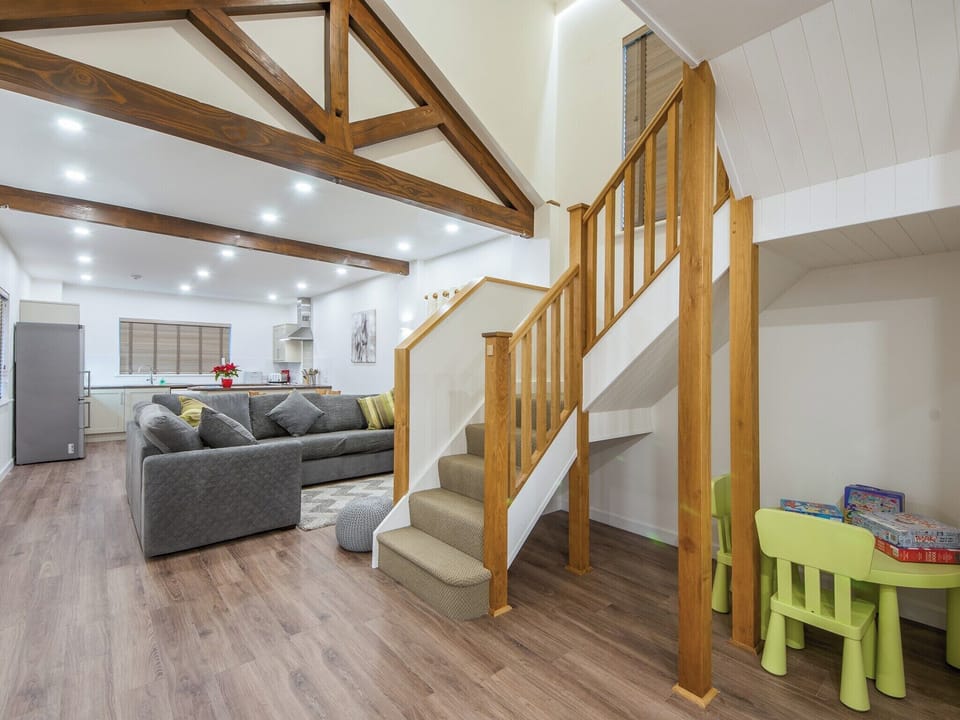 Open plan living space | Fir Cottage - Woodside Stables Holiday Cottages, Saltash