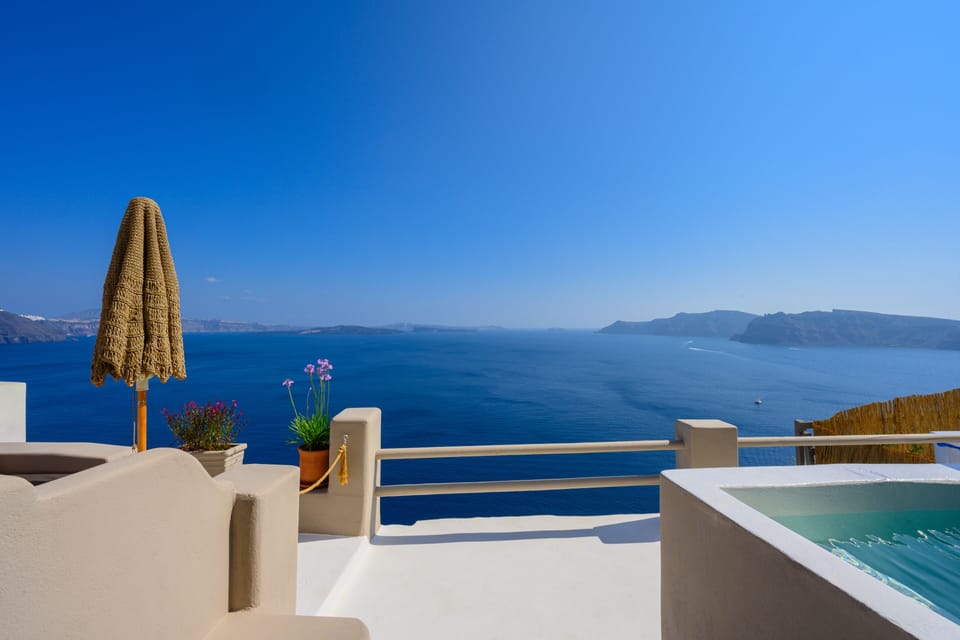 Grand Villa, Private Plunge Pool, Sea View | View from room