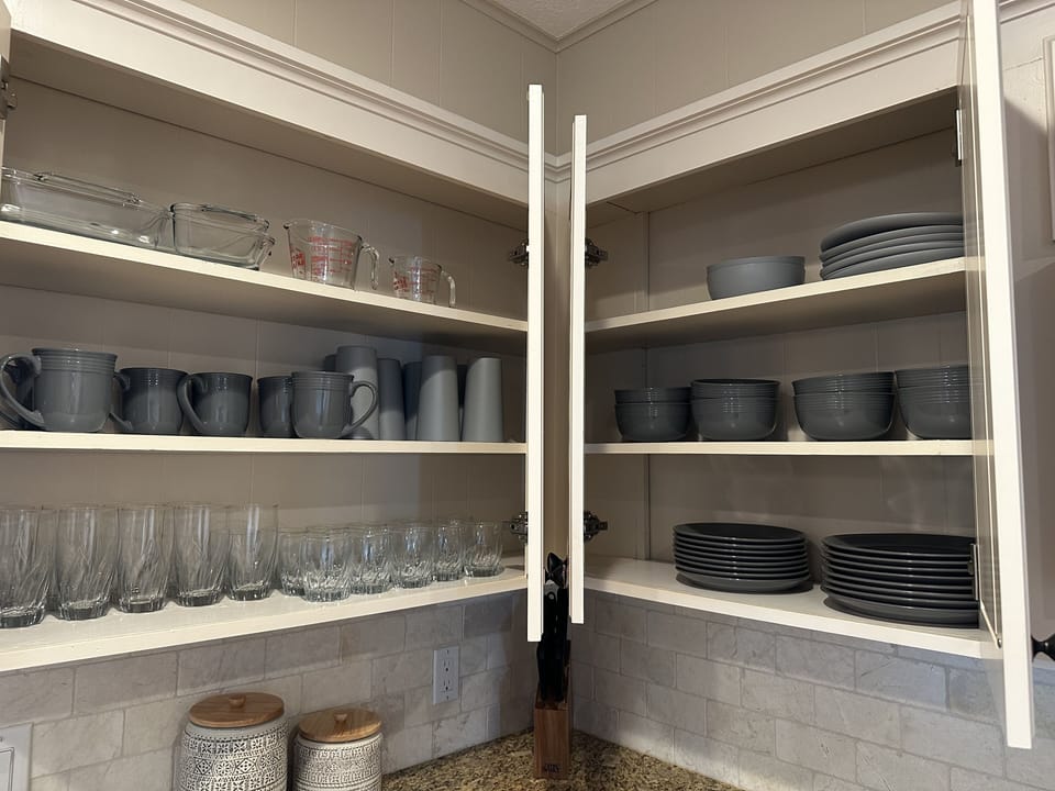 Fully stocked kitchen ready for family dinners.