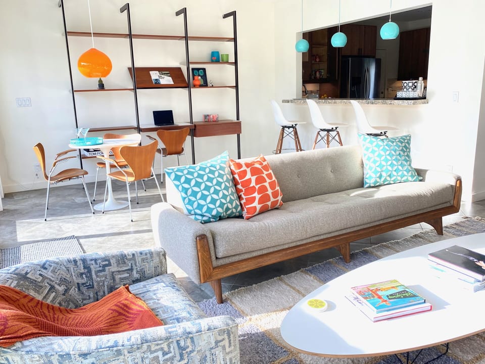 Large bright open concept indoor/outdoor living space