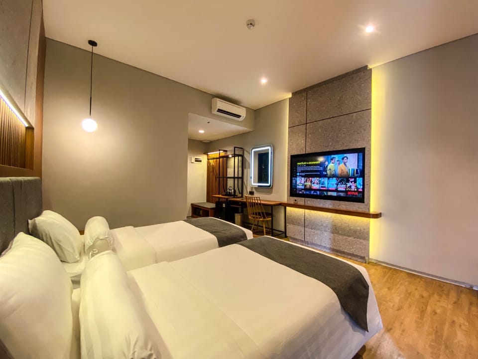 Exclusive Twin Room | Egyptian cotton sheets, premium bedding, down comforters, soundproofing