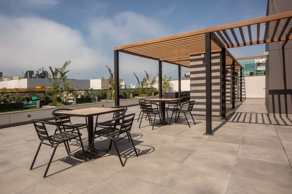 Stunning rooftop terrace