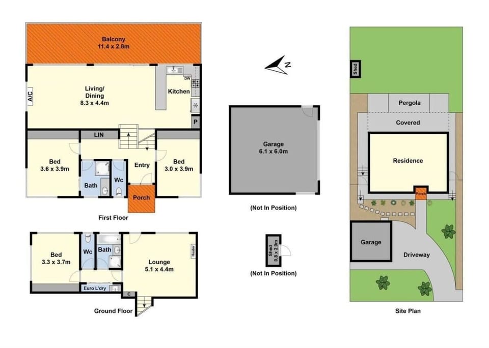 Split level floorplan, ideal for families