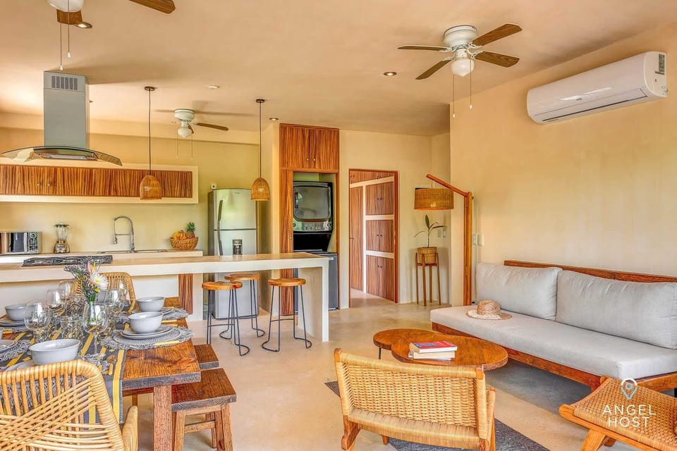 You'll have a washer & dryer in the unit too!