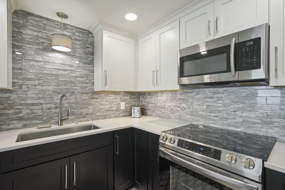 Updated Gulf-front condo interior perfect for family vacations in Destin, Florida