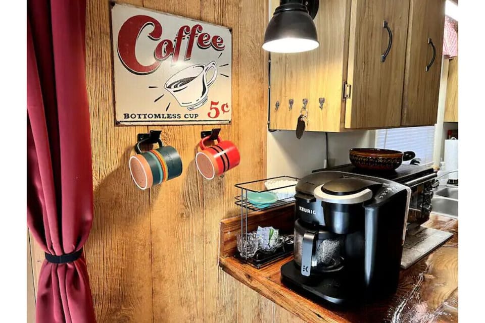 Get your day started right with our coffee area!