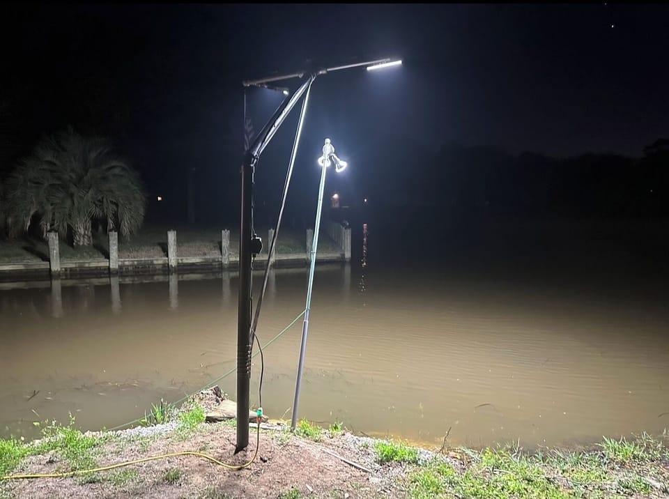 Night fishing lights