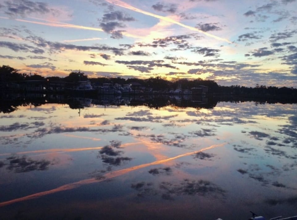 Sunset on our bayou