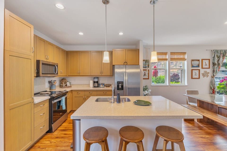 Open Living and Dining