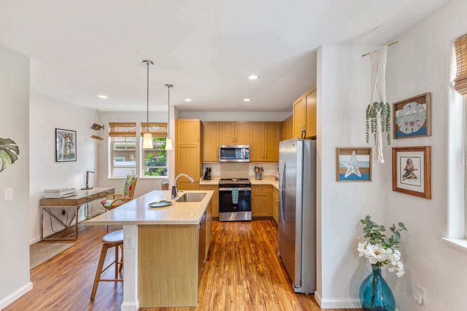 Open Living and Dining