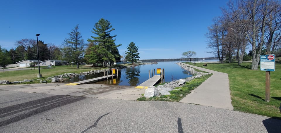 Lake St Helen boat launch.