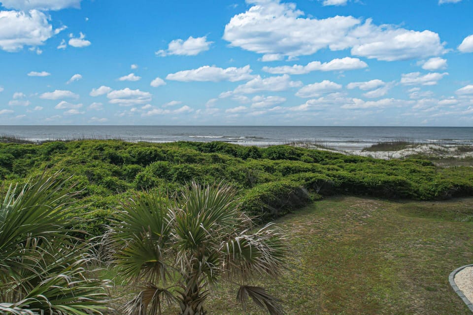 View of ocean from the deck