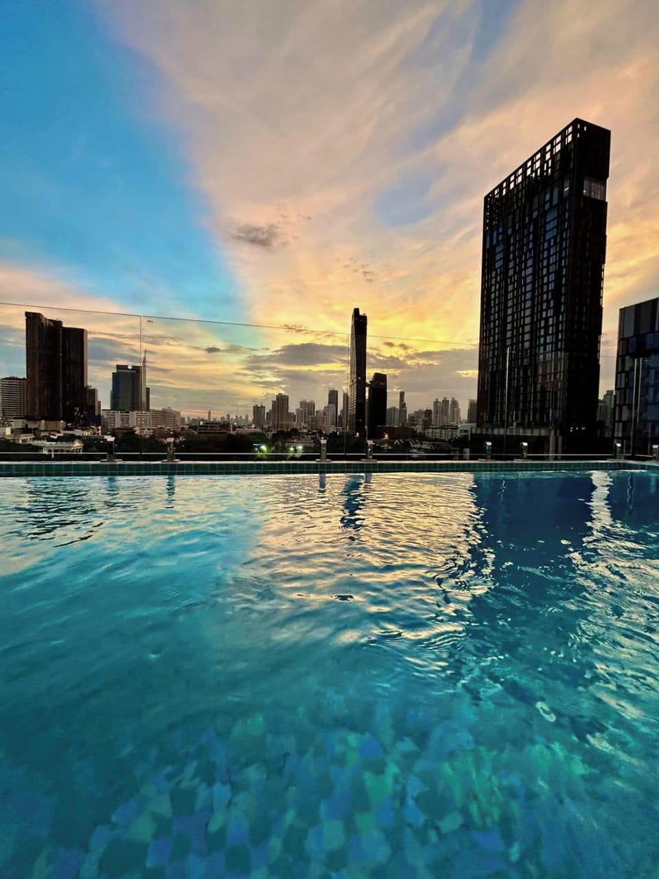 Rooftop pool