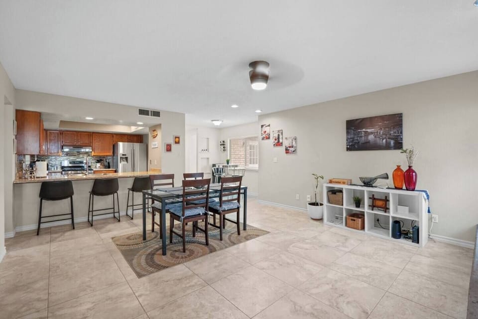 Kitchen with second dining area