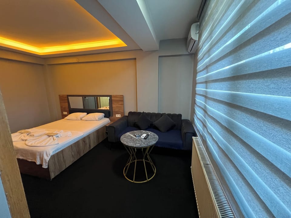 Minibar, in-room safe, desk, laptop workspace