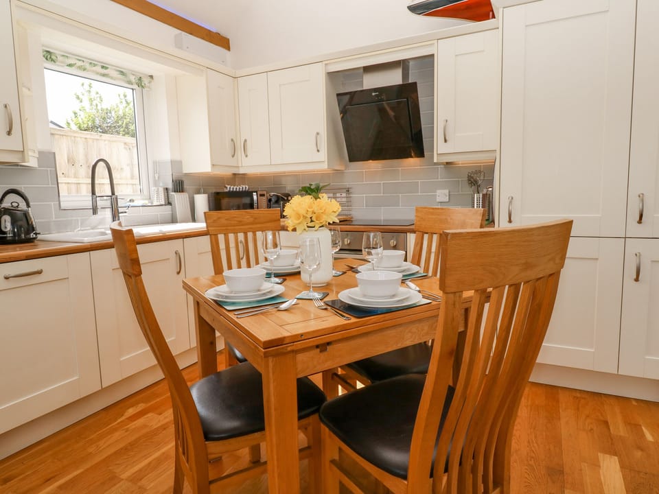 Fridge, dishwasher, electric kettle, toaster