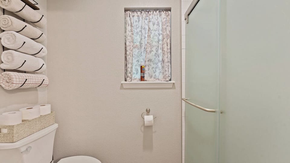 Master toilet/shower.