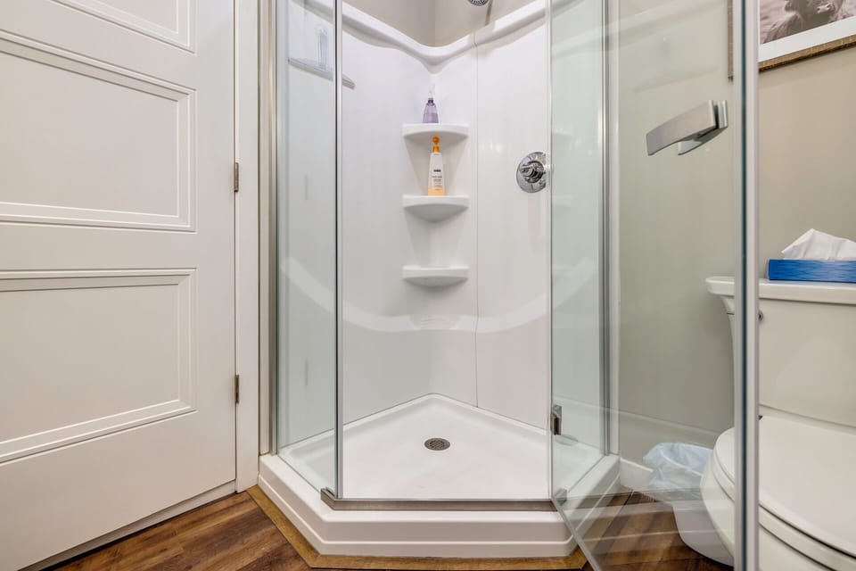 Bathroom attached to Cow room